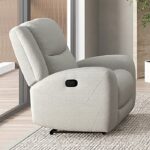 Giraldus Beige Manual Recliner  CM9988BG-CH-M by Furniture of America