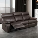 Onoria Brown Manual Recline Sofa FM69008BR-SF-M by Furniture of America
