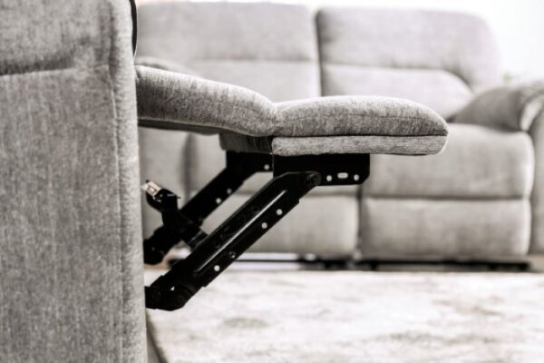 Josias Loveseat CM9908DV-LV-PK Transitional Light Gray Reclining by Furniture of America - Image 6