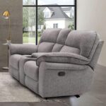 Josias Loveseat CM9908DV-LV-PK Transitional Light Gray Reclining by Furniture of America