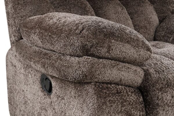 Hieronymus Manual Loveseat FM64001DB-LV-M Transitional Dark Brown by Furniture of America - Image 2