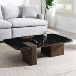 Dana Coffee Table with Natural Marble LV04595 By ACME