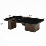 Dana Coffee Table with Natural Marble LV04595 By ACME - Image 3
