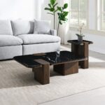 Dana End Table with Natural Marble LV04596 By ACME - Image 4