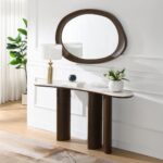 Hanale Console Table with Natural Marble AC04577 By ACME - Image 4