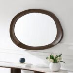 Hanale Brown Accent Mirror AC04578 By ACME