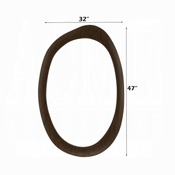 Hanale Brown Accent Mirror AC04578 By ACME - Image 2