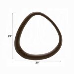 Haidar Brown Accent Mirror AC04568 By ACME - Image 2