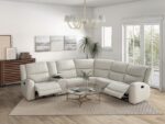 Giraldus Motion Sectional CM9988BG-M-SECT Transitional Beige Fabric by Furniture of America - Image 4