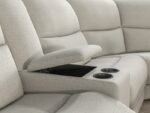 Giraldus Motion Sectional CM9988BG-M-SECT Transitional Beige Fabric by Furniture of America - Image 3