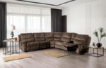 Jerominus Sectional CM9912DB-SECT Transitional Dark Brown Comfort by Furniture of America - Image 6