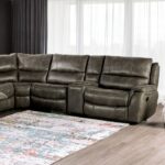 Jerominus Sectional CM9912DG-SECT Transitional Elegance Meets Modern by Furniture of America