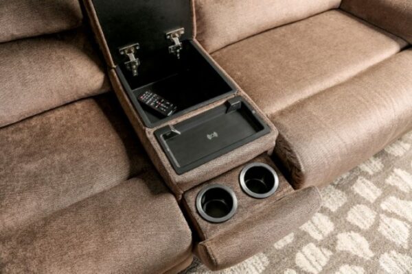 Cerelia Power Sectional CM9909BR-SECT-PM Transitional Comfort by Furniture of America - Image 5