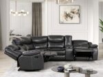 Gatria Sectional CM6982DG-SECT Reclining Comfort for the Whole Family by Furniture of America - Image 2