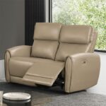 Schlieren Power Loveseat FM6012BG-LV-PM Compact Comfort by Furniture of America