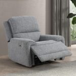 Morcote Power Recliner  FM62001GY-CH-PM Compact Modern Comfort by Furniture of America