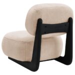 Duffie Upholstered Armless Accent Chair Camel by Coaster Furniture - Image 5