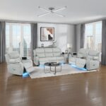 Elonzo Power Motion Loveseat with Console LV05901 By ACME - Image 7