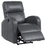 Grant Upholstered Power Recliner Chair Gray by Coaster Furniture - Image 4