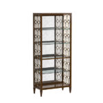 Eave Bookcase Hazelnut Burnished Gold Etagere by ART Furniture