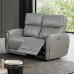 Schlieren Gray Power Sofa FM6012GY-LV-PM Contemporary by Furniture of America