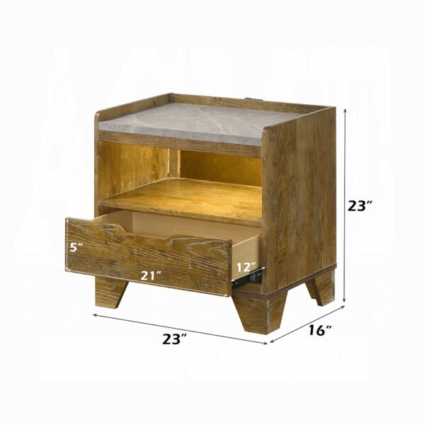 Garcia Nightstand with LED BD04863 By ACME - Image 4