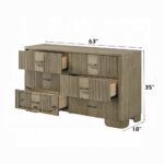Lakkari Dresser in Antique Oak Finish BD04875 By ACME - Image 2
