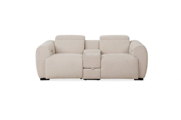 Thaddea White Power Loveseat CM9934WH-LV-PM-PK by Furniture of America - Image 2