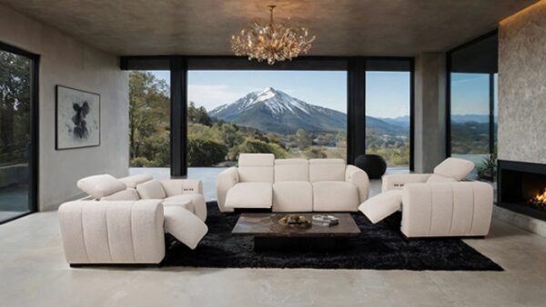 Thaddea White Power Loveseat CM9934WH-LV-PM-PK by Furniture of America - Image 3