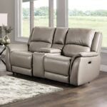 Gorgius Light Gray Power Loveseat CM9910ST-LV-PM-PK  by Furniture of America