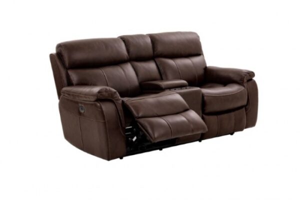 Antenor Brown Power Loveseat  CM9926MB-LV-PM-PK by Furniture of America - Image 2
