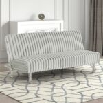 Hinwil Light Gray Futon Sofa Bed  FM2903LG by Furniture of America