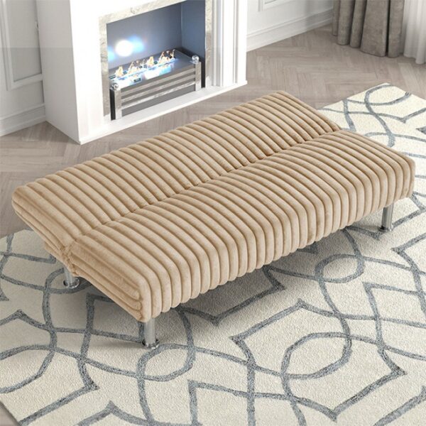 Hinwil Taupe Futon Sofa Bed FM2903TP Style Meets Functionality  by Furniture of America - Image 3