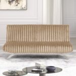 Villeneuve Taupe Futon Sofa Bed FM2906TP Contemporary by Furniture of America - Image 2