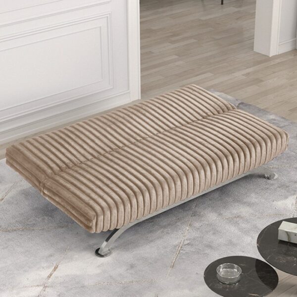 Villeneuve Taupe Futon Sofa Bed FM2906TP Contemporary by Furniture of America - Image 3