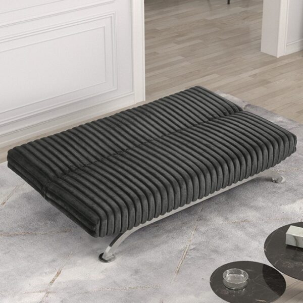 Villeneuve Charcoal Futon Sofa Bed FM2906DG Contemporary Elegance Meets by Furniture of America - Image 3