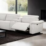 Hieronimus Power Sectional  FM6014LG-SECT-PM Contemporary Comfort in Light Gray by Furniture of America