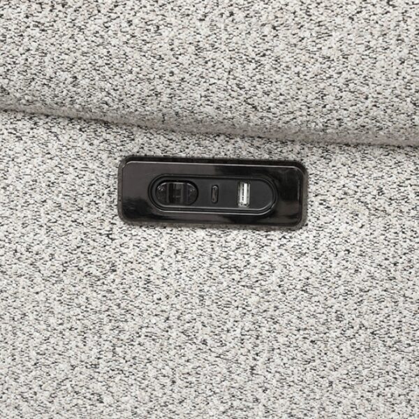 Hieronimus Power Sectional  FM6014LG-SECT-PM Contemporary Comfort in Light Gray by Furniture of America - Image 6