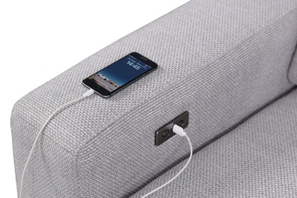 Melancton Power Sectional CM9933LG-SECT-PM Contemporary Comfort by Furniture of America - Image 3