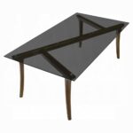 Danzel Dining Table with Glass Top DN06150 By ACME - Image 2
