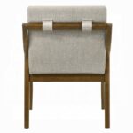 Danzel Gray Chenille Side Dining Chair DN06151 By ACME - Image 2