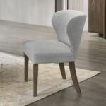 Dillon Gray Chenille Dining Side Chair DN04816 By ACME