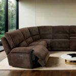 Damasus Power Sectional  CM9932DB-SECT-PM Contemporary by Furniture of America