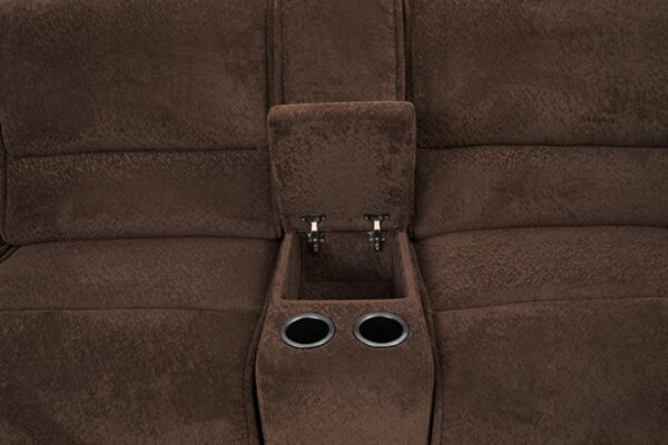 Damasus Power Sectional  CM9932DB-SECT-PM Contemporary by Furniture of America - Image 3