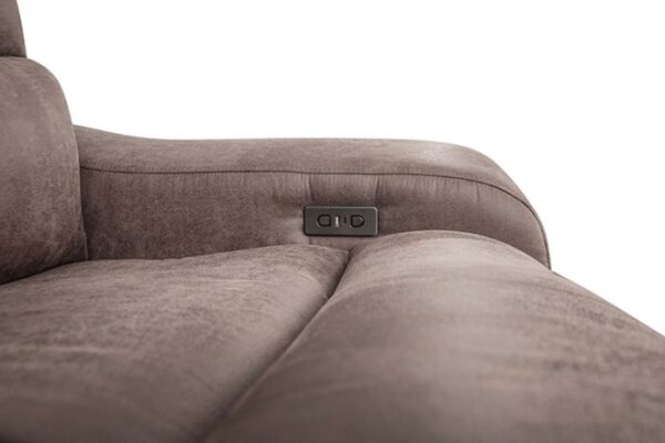 Demetrius Power Sectional  CM9930BR-SECT-PM Transitional by Furniture of America - Image 2