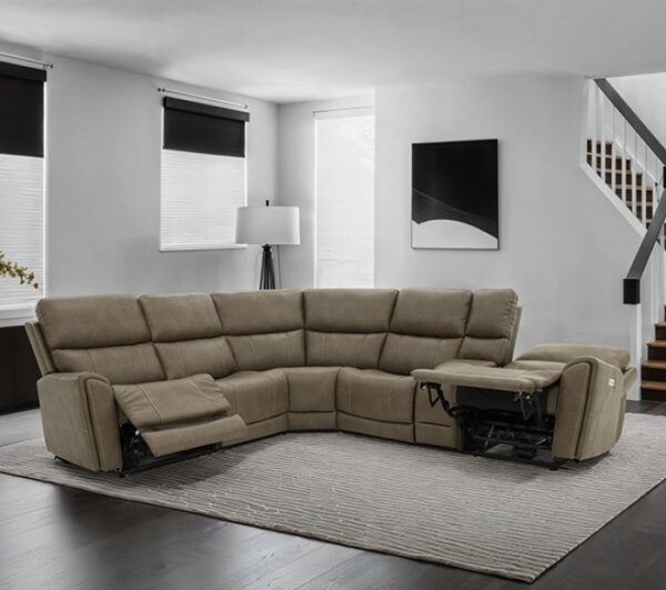Orpheus Power Sectional  FM68100BR-SECT-PM Contemporary by Furniture of America - Image 8