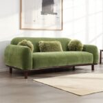 Mellone Mid-Century Modern Sofa in Olive Greenby Furniture of America