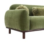 Mellone Mid-Century Modern Sofa in Olive Greenby Furniture of America - Image 3