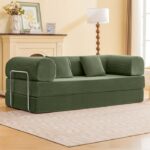 Perri 79" Olive Green Compressed Sofa  SL6907GR by Furniture of America