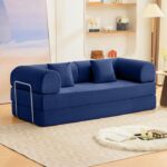 Blue Compressed Sofa SL6907BL by Furniture of America